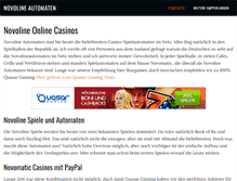 Tablet Screenshot of novolineautomaten.com